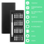 Lixiluxia 24 en 1 Tournevis de Precision, Kit Tournevis de Précision, Mini Screwdriver Set, Jeu de Tournevis Magnétique, pour la