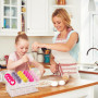Szaboviktoria Lot de 2 Supports à Sucettes Transparents En Acrylique Avec 100 Bâtonnets Pour Cake Pops, PréSentoir à Cake Pop, B