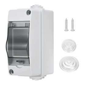 Szaboviktoria coffret electrique etanche Avec 2 Modules, Cache Tableau Electrique, boitier etanche exterieur, boitier de distrib