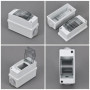 Szaboviktoria coffret electrique etanche Avec 2 Modules, Cache Tableau Electrique, boitier etanche exterieur, boitier de distrib