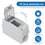 Szaboviktoria coffret electrique etanche Avec 2 Modules, Cache Tableau Electrique, boitier etanche exterieur, boitier de distrib