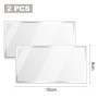 Peevisap 2 Pièces Miroir Voiture 15×8 cm, Retroviseur Intérieur Voiture, Miroir Pare Soleil Voiture, Miroir De Courtoisie Voitur