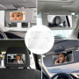 Peevisap 2 Pièces Miroir Voiture 15×8 cm, Retroviseur Intérieur Voiture, Miroir Pare Soleil Voiture, Miroir De Courtoisie Voitur