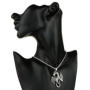 southbankstore Collier personnalisé en forme de dragon féroce avec pendentif en forme de dragon, Zinc