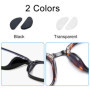 YPYMOD 20 Paires Coussinets Nasaux en Silicone Antidérapant pour Lunettes, Antidérapants Coussinets de Nez à Lunettes Auto-Adhés