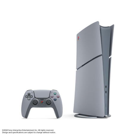 Sony, PlayStation 5 Édition Limitée 30e Anniversaire, Numérique, PS5 avec 1 Manette Sans Fil DualSense, Couleur : Grise