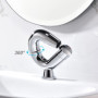 Aimadi Robinet Mélangeur Mitigeur Robinet Bain Rotatif orientable lavabo mitigeur lavabo lavabo salle de bain chrome