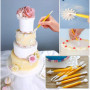 Nuyoah Outils de Décoration de Gâteau Accessoire Pate a Sucre Patisserie 87pcs Fondant Outils Ensemble avec Emporte Pièces Lettr