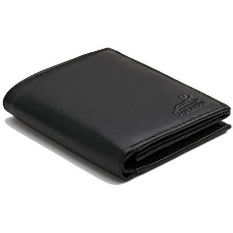 Fa.Volmer ® Porte-monnaie pour homme en cuir d'agneau véritable, doux et velouté, format vertical | 10 compartiments pour cartes