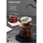 Vankarr Balance à Café avec Minuteur, Balance à Expresso 3 kg/0,1 g, Balance de Précision de Haute Précision, Balance de Cuisine