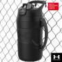 Under Armour Playmaker Carafe de sport, bouteille d'eau avec poignée, isolation en mousse et résistante aux fuites, 1,9 l, noir/