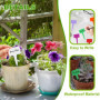 150 Pièces Étiquettes pour Plantes, Accessoires Jardinage Étanche, Etiquette Plastique Livré avec 2 Marqueurs, Applicable Potage