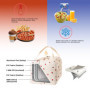 Sac Isotherme Repas Pour Homme Femme Enfant, Lunch Bag à Déjeuner Fraîcheur pour Femme, Sac à Lunch Isolé En éTanche réutilisabl