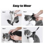 Ensemble harnais et laisse pour chat - Ensemble harnais et laisse pour chien - Anti-fugue - Réglable/léger/doux - Pour promener 