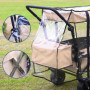 Chariot Protection de Pluie pour Chariot Pliable avec Toit, Protection Contre la Pluie pour Chariot pour Enfants, Housse de Plui