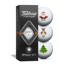 Titleist Pro V1 Christmas Golfbälle - 3er Pack