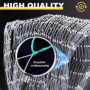 KORERPALL Filet Chat Balcon, Filet Balcon Chat 8X 6 m, Couleur Transparente, Ténacité Nouvelle matière Anti-âge, Filet Anti Oise
