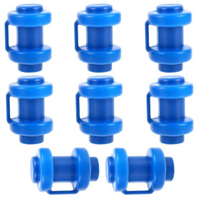 YEAMLTE Capuchons Poteau Trampoline, 8 Pièces Trampoline Embout, Capuchons Pôle Trampoline, Capuchon D'Trampoline, pour Embout P