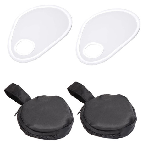 2 Pièces Diffuseur de Flash, Diffuseur Flash pour Appareil Photo, Portable Pliable avec Sac De Rangement, pour Objectifs D'appar