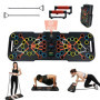 Surplex 41 en 1 Push Up Musculation Push Up Board avec Poignée Compteur Intelligent＆Bande de Résistance Pliable Planche et Appar