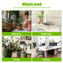 xyuayamz Porte Plante a roulettes, Support Plante Roulette Rond ø 20cm, Capacité de Charge 50kg, Support Pot de Fleur avec Boîte