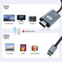 Adaptateur USB C vers HDMI,2M USB C HDMI Cable HDMI USB C Adaptateur USB HDMI Compatible Thunderbolt 4/3 a HDMI pour Surfac Pro 