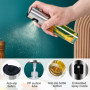 2 Pièces 100ml Vaporisateur d'huil de Cuisine avec Balance, Vaporisateur d'huile et de vinaigre, en Verre et en Acier Inoxydable