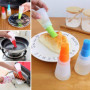 Bouteilled'huile Badigeonnage,Cuisine badigeonner en, badigeonner en Silicone de l'huile Pinceau à pâtisserie Brosse pour Barbec