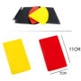 Olakin Set D'Arbitrage Football, Carton Arbitre Footballde Cartons Rouge et Jaune, avec Carnets Scores Crayon et 2 Sifflets en A