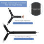 4 PCS Tendeur Drap Housse avec Clips en Métal, Attache Drap Housse Réglable, Tendeur Drap pour Draps, Sangles de Support de Drap
