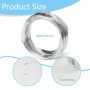 NVIYAM 1mm Fil Aluminium 30m Fil de Fer Souple Fil de Fer Souple Loisir Creatif Fil Tricotin Fil d'Artisanat En Aluminium Fil à 