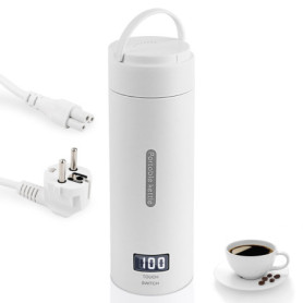 NVIYAM 380ML Bouilloire Electrique Portable,Tasse à eau électrique,Mug de Voyage Chauffant,avec réglage de la température, Bouil