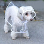 Bireegoo 1 manteau de pluie imperméable en plastique transparent pour chien de petite et moyenne taille (L)