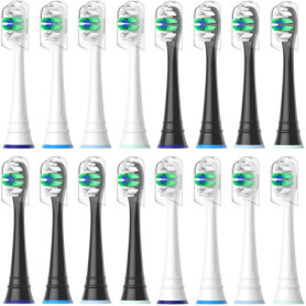 Qitizu Têtes de Brosse à Dents de Rechange Compatible avec Philips Sonicare, Brossettes électriques pour Diamond Protective Expe
