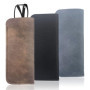 MeoZynxadril 3 pièces étui Lunettes Souple, Cuir PU Etui Lunettes, Pochette à Lunettes Portable, étuis à Lunettes, Pochette Lune
