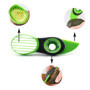 Coupe-avocat 3 en 1 - Coupe-fruits - Séparateur en plastique - Couteau de cuisine - Outils de légumes