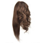 Tête de mannequin de 45 cm environ, cheveux 100% naturels avec fixation type serre-joint