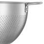 Passoire Inox Passoire Cuisine avec Poignées et Base Passoire pour Spaghetti/Nouilles/Riz/Fruits/Légumes, Passoire Ø 24cm, Lavab