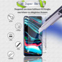 Zicurz 3 Pièces Verre Trempé pour Realme 7 Pro Film Protection écran, Dureté 9H, HD Transparent Sans Bulles, pour Realme 7 Pro
