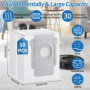 FERRGIA 10 Sacs d'aspirateur Sac rechange pour iRobot Roomba i7 i7+ i3 i3+ i4 i4+ i6 i6+ j7 j7+ i8 i8+S9 S9+ E5 E6 E7 Clean Base