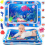 ZPQAODI Tapis de jeu aquatique pour bébé, tapis de jeu aquatique, gonflable, 66 x 50 cm, tapis de jeu rempli d'eau, tapis de jeu