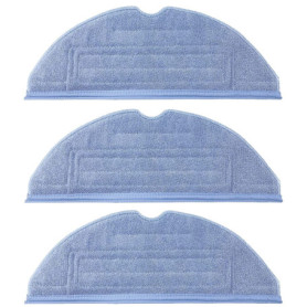 BECILES Lot de 3 serpillères de rechange en microfibre pour aspirateur Roborock S7 S7Plus T7 T7plus T7SPlus - Réutilisables et l
