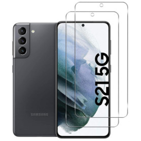 KELOLIN [2 pièces Verre Trempé Protection écran Pour Samsung Galaxy S21 5G 9H Dureté, Installation Simple,sans Bulles, Anti Rayu