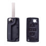 ANGOFIZ Coque Clé Télécommande 4 Boutons CE0523 Lame VA2 Compatible avec Peugeot 807 1007 Citroen C8 Fiat ULYSSE