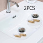 2 Pièces Noyau Rebondissant Drain, Pop-up Boulon en Laiton, Bouchon en Laiton à Ressort, Baignoire Bassin Drain Stopper, Bassin 