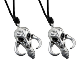 Fengguock 2 Pièces Pendentif Mandalorian, Yoda Alliage Collier, Collie Mandalorien Yoda, Périphériques De Film Pendentif, Baby Y