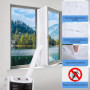 Joint de fenetre pour climatiseur mobile, 400CM kit fenetre pour climatiseur mobile double fermeture éclair, Convient aux climat