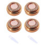 4pcs têtes de rechange pour épilateur facial avec 2 brosses de nettoyage, outil de remplacement d'épilation pour les lèvres, le 