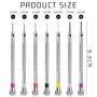 Tournevis de précision pour horloger 7 pièces, tournevis pour lunettes, kit de réparation de montres, mini tournevis, adapté pou