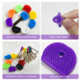 40PCS Key Cap, Capuchon En Plastique, Capuchon De Clé De Couleur (8 Couleurs)